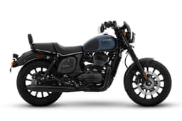 It has a unique look, and harks back to the Yezdis of old with its raked-out front fork.