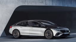 Mercedes Benz EQS side profile