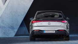 Mercedes Benz EQS rear