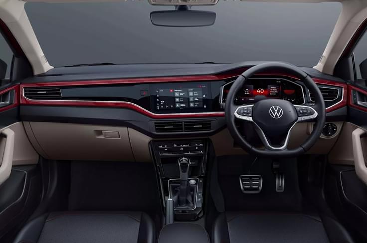 2022 VW Virtus GT Line interior. 2022 VW Virtus GT Line interior.