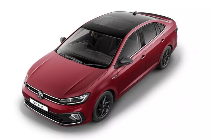 The GT line of the 2022 VW Virtus gets a sunroof. The GT line of the 2022 VW Virtus gets a sunroof.