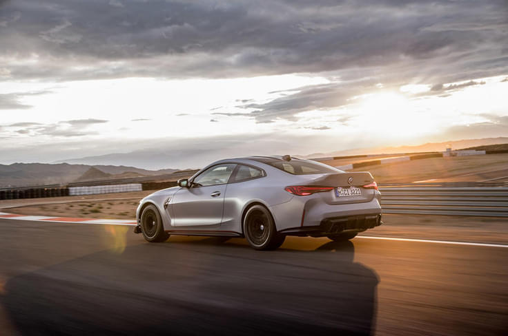 2022 BMW M4 CSL side rolling 2022 BMW M4 CSL side rolling