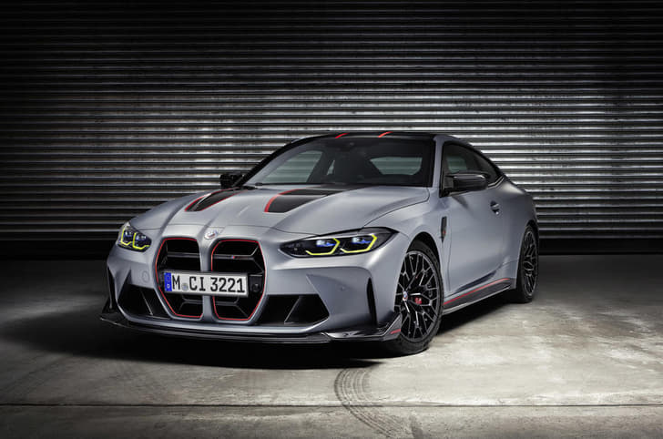 2022 BMW M4 CSL front three-quarter