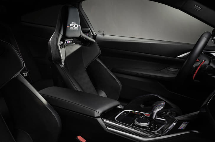 BMW M4 50 Jahre Edition driver's seat 