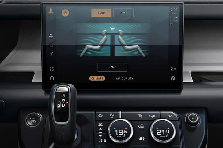 Features list is almost identical to the one on the Defender 110.