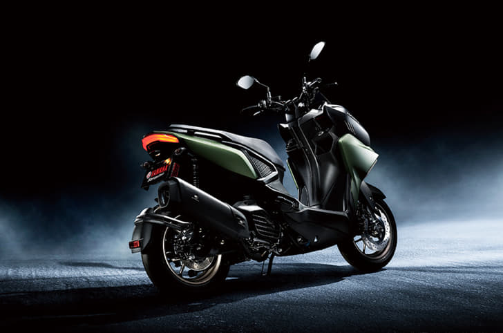 The tail section is neat and compact and features a slim LED tailight.