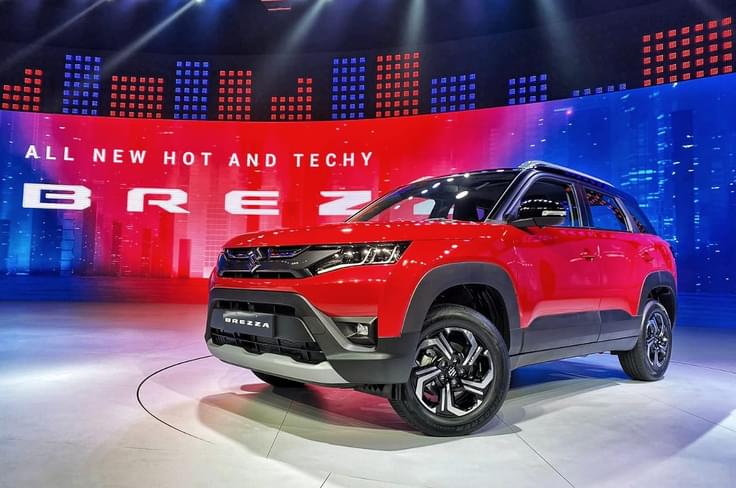 Maruti Suzuki Brezza launch front quarter Maruti Suzuki Brezza launch front quarter