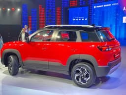 Maruti Suzuki Brezza launch rear quarter 