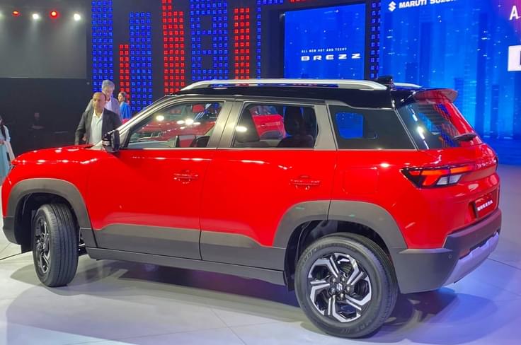Maruti Suzuki Brezza launch rear quarter Maruti Suzuki Brezza launch rear quarter