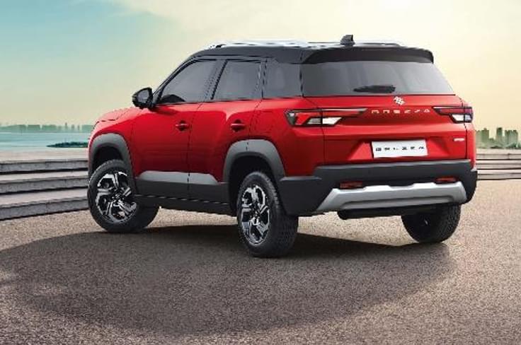 Maruti Suzuki Brezza rear quarter Maruti Suzuki Brezza rear quarter