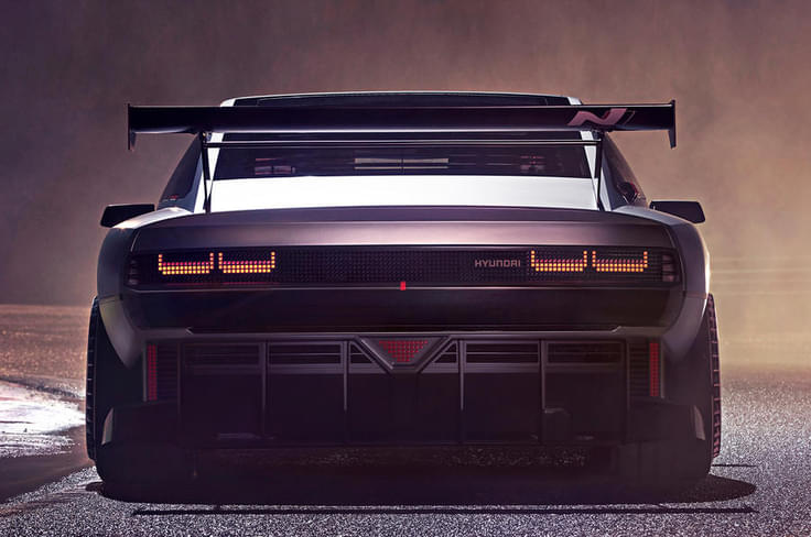 Hyundai Vision N 74 rear Hyundai Vision N 74 rear