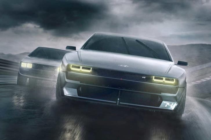 Hyundai Vision N 74 and 1974 Hyundai Pony Coupé