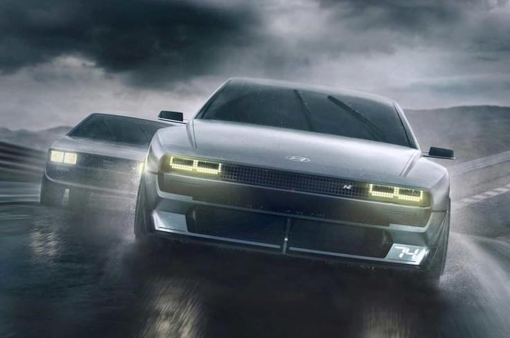 Hyundai Vision N 74 and 1974 Hyundai Pony Coupé Hyundai Vision N 74 and 1974 Hyundai Pony Coupé