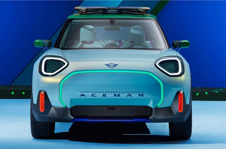 Mini Aceman EV concept front profile