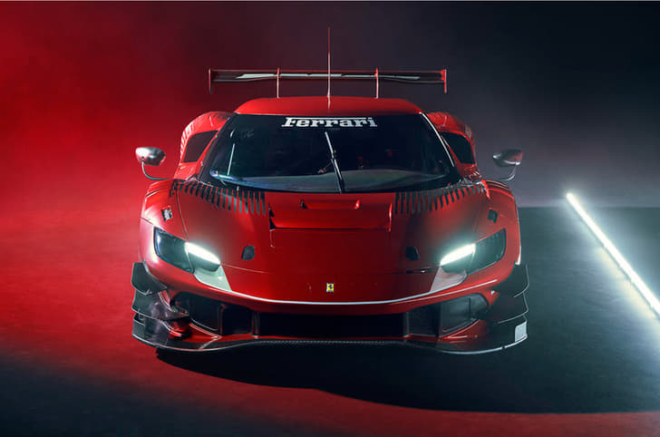 2023 Ferrari 296 GT3 front profile