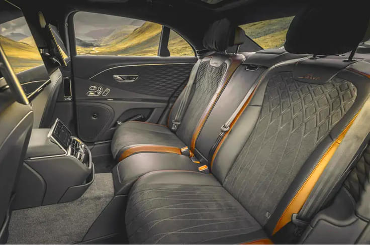 2022 Bentley Flying Spur Speed rear seats 2022 Bentley Flying Spur Speed rear seats