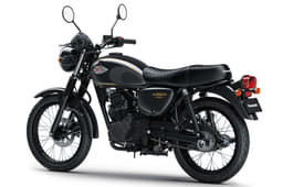 This clean rear look will be somewhat blemished by the addition of a saree guard and grab rails, on the Indian motorcycle.