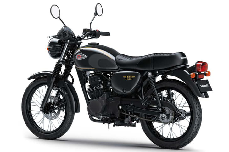 This clean rear look will be somewhat blemished by the addition of a saree guard and grab rails, on the Indian motorcycle.