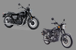 The W175 is styled along the same simple, old-school lines as its larger sibling, the W800.