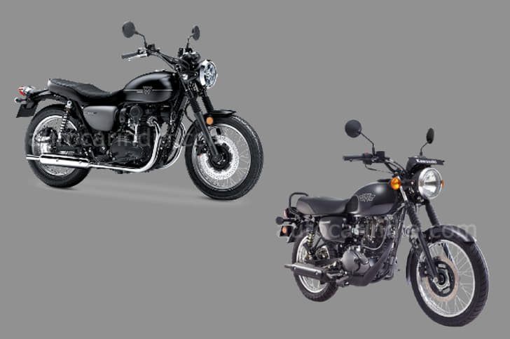 The W175 is styled along the same simple, old-school lines as its larger sibling, the W800.