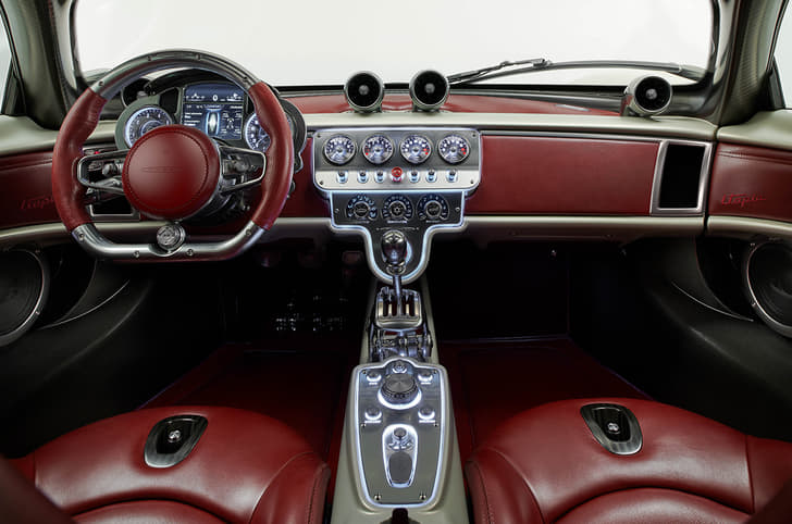 2022 Pagani Utopia interior.