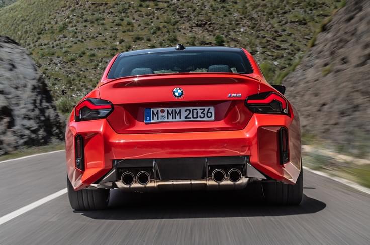 2023 BMW M2 coupe rear 2023 BMW M2 coupe rear