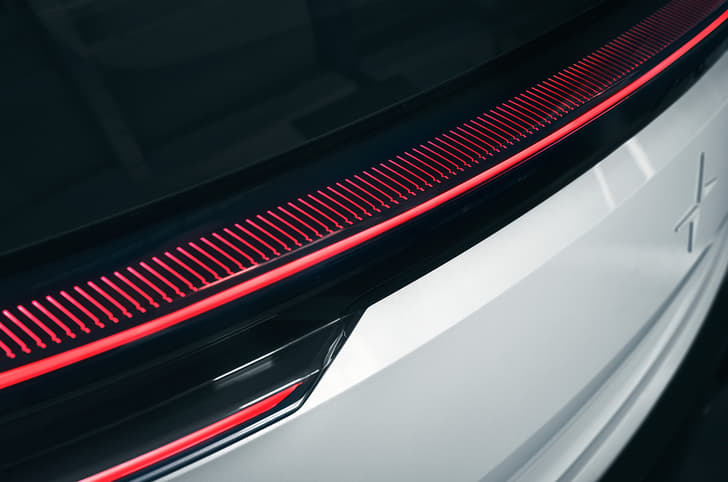 Polestar EV rear light bar.