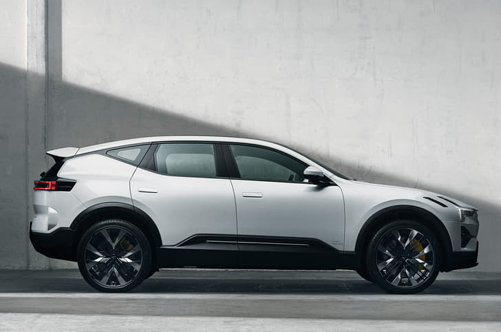 Polestar EV side.