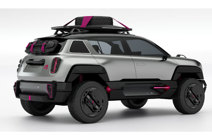 Renault 4 concept rear quarter