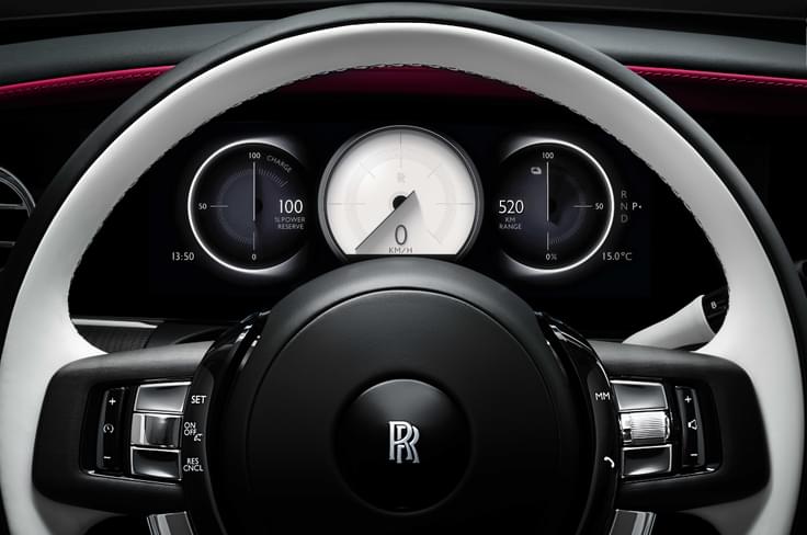 Rolls Royce Spectre instrument cluster Rolls Royce Spectre instrument cluster