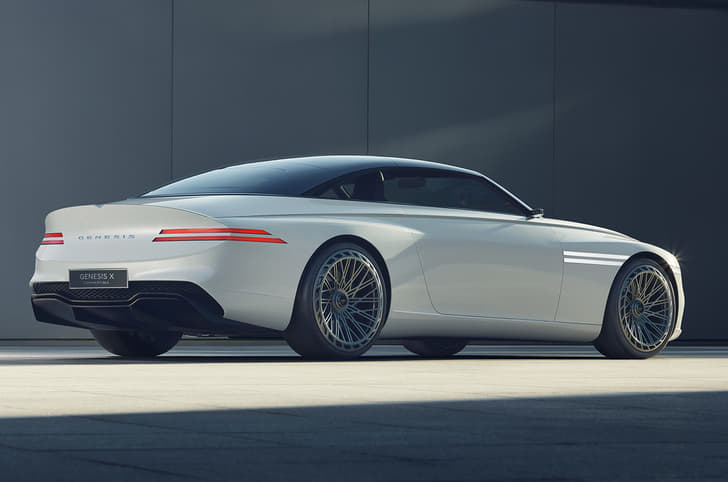 2022 Genesis X Convertible concept roof closed