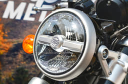 Royal Enfield Super Meteor 650 LED headlight.