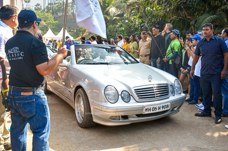 A modern classic, CLK (A208) genration seen at MBCCR 2022. 