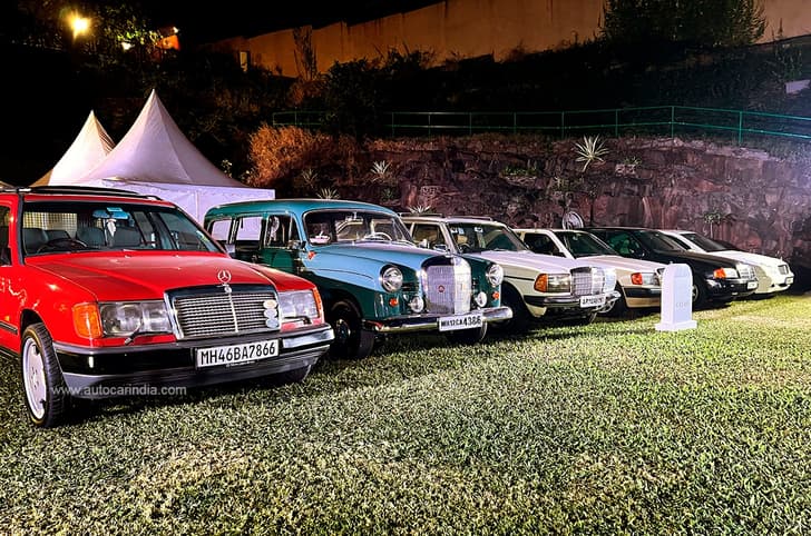 All the E-Class in estate form at the MBCCR.