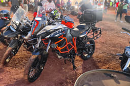 Even in a sea of adventure bikes at IBW, this unicorn stood out. The KTM 1190 Adventure R, never officially sold here.