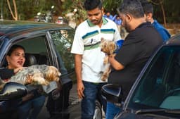 The event also saw participation from our furry friends. 