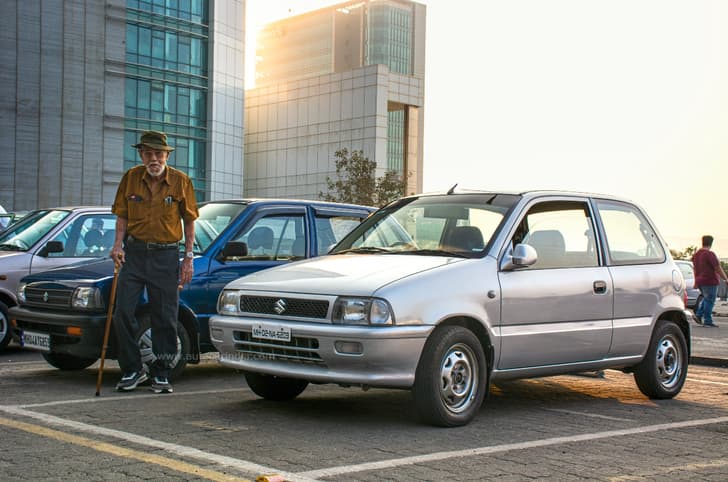 Mr Pheroze Mehta, at 85, is a proud owner of the three-door Zen Steel and a few first-gen Maruti SS80 800s. 
