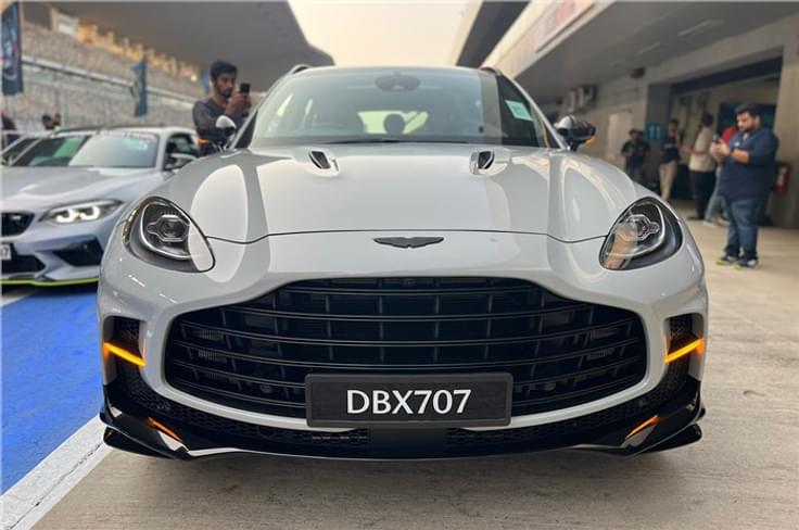 Aston Martin DBX 707 (October 1) -
New flagship variant gets a more powerful V8 engine, chassis upgrades, and sportier styling.
Aston Martin DBX 707 (October 1) -
New flagship variant gets a more powerful V8 engine, chassis upgrades, and sportier styling.