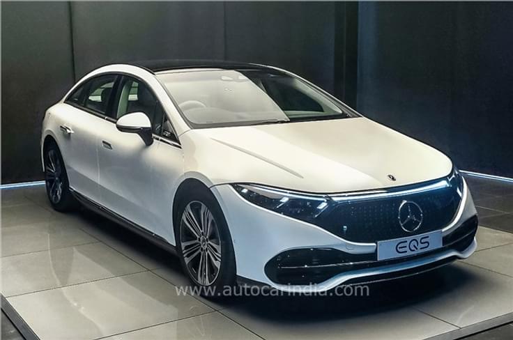 Mercedes-Benz EQS (August 24) -
Mercedes’ first born electric model is also India’s longest range EV with the 580 offering 857 kms (ARAI-certified).
Mercedes-Benz EQS (August 24) -
Mercedes’ first born electric model is also India’s longest range EV with the 580 offering 857 kms (ARAI-certified).