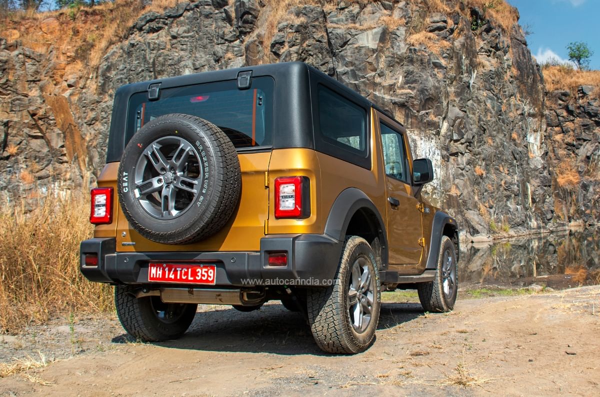 Mahindra Thar 4X2 rear quarter