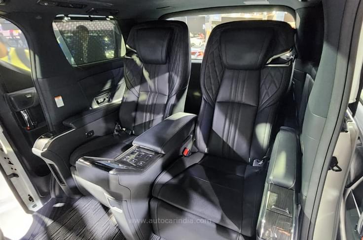 Lexus LM 300h rear seats Lexus LM 300h rear seats