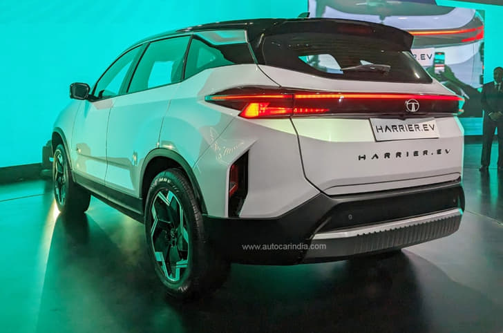 Tata Harrier EV rear quarter