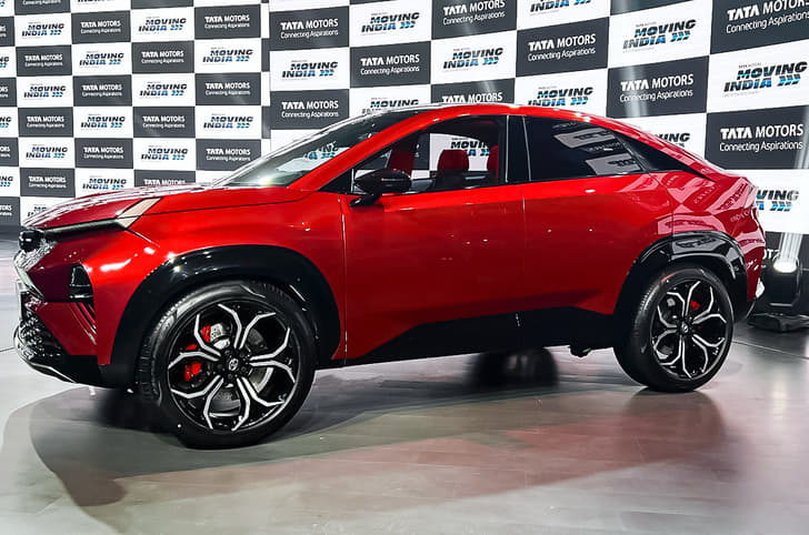 Tata Curvv ICE concept side