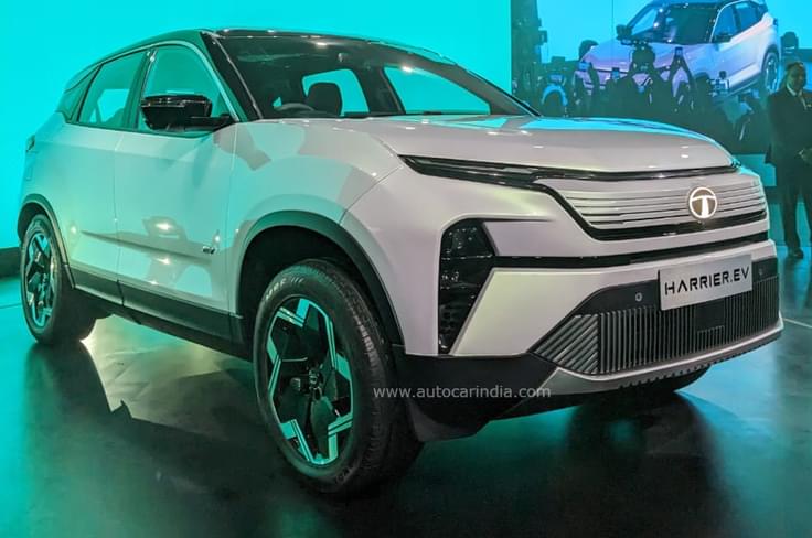 Tata Harrier EV headlights Tata Harrier EV headlights