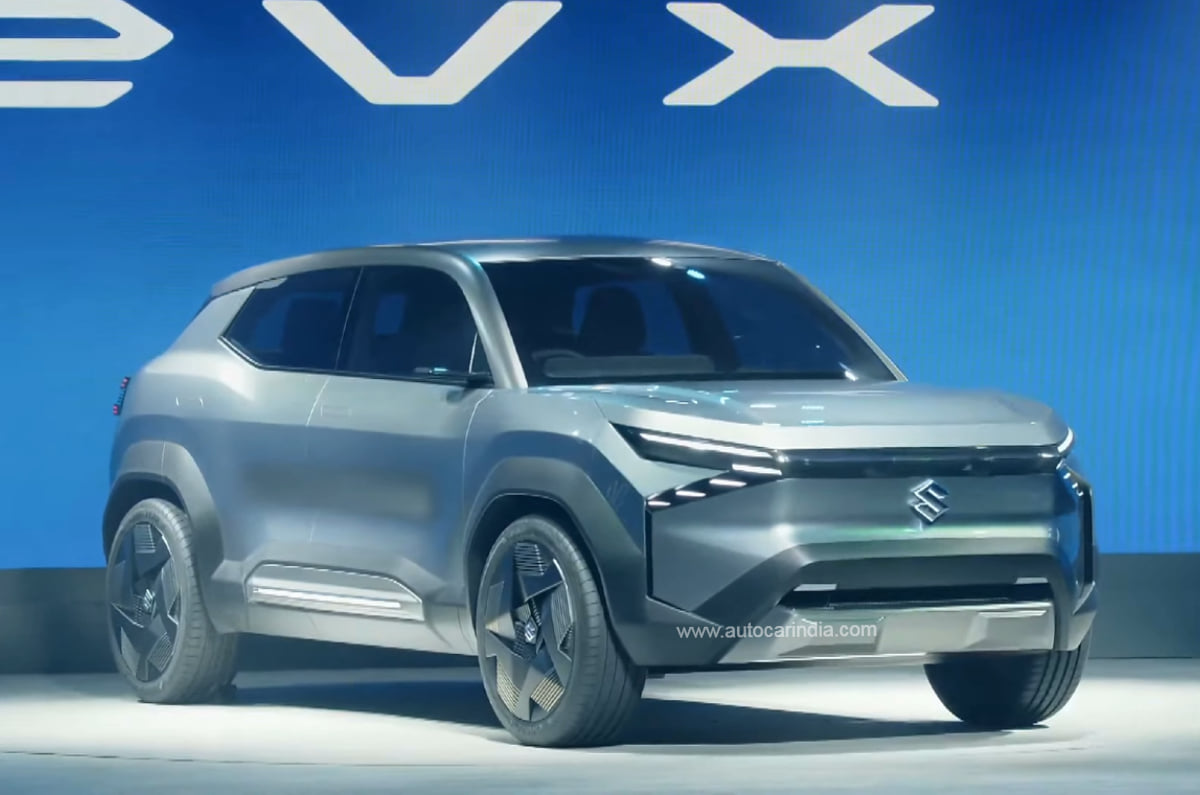 Maruti EVX concept front quarter