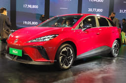 MG4 electric hatchback front quarter