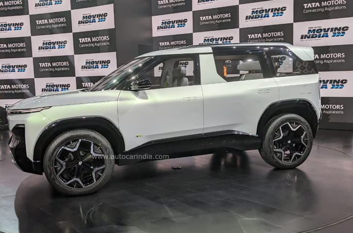 Tata Sierra EV SUV profile 