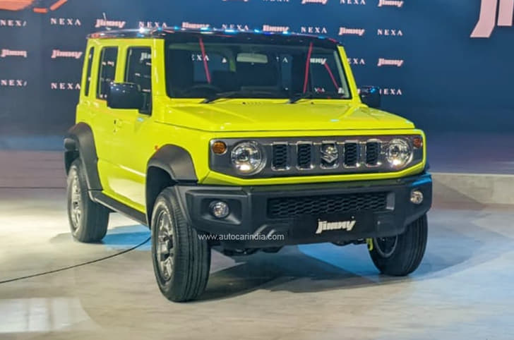 Maruti Suzuki Jimny SUV front quarter 