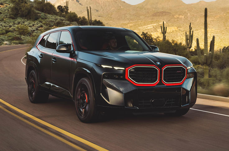 BMW XM Label Red front tracking BMW XM Label Red front tracking