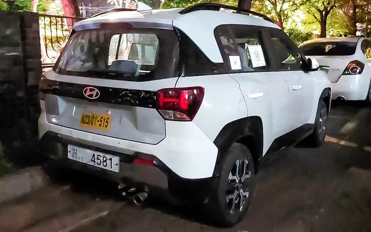 Hyundai Exter Rear View